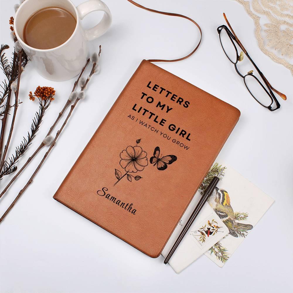 Personalized Letters to my Little GirlLeather Journal – Daughter – view 5