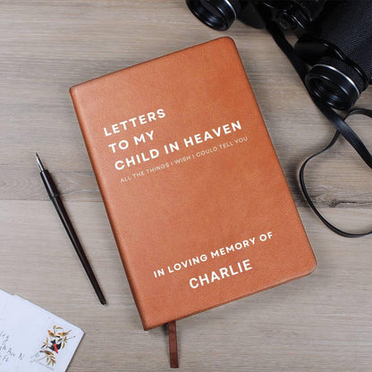 Memorial Grief Journal Letters to my child in Heaven – Infant Loss – view 2