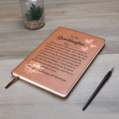Granddaughter Personalized Leather Journal – view 6