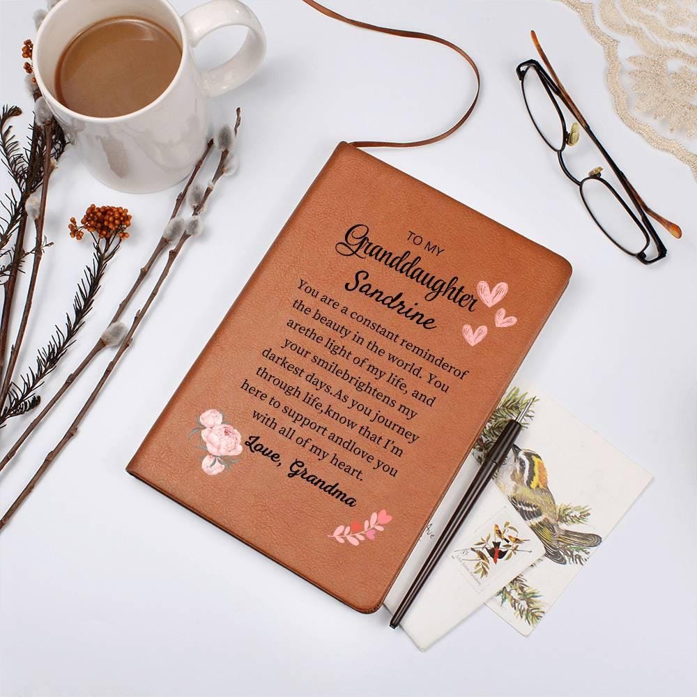 To My Granddaughter Personalized Journal – Granddaughter Christmas – view 9