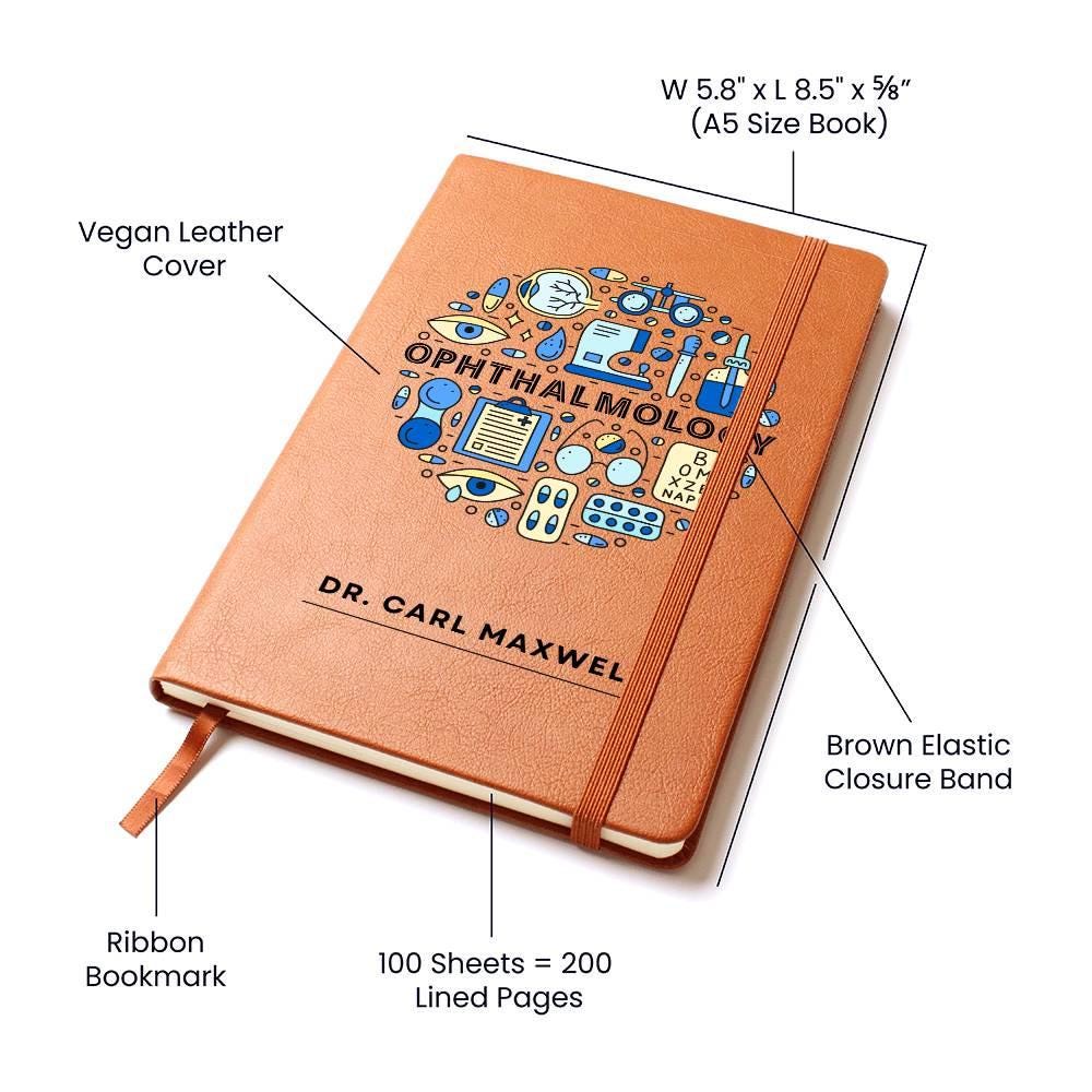 Optometry Personalized Journal – Gift for Eye Doctor – view 3