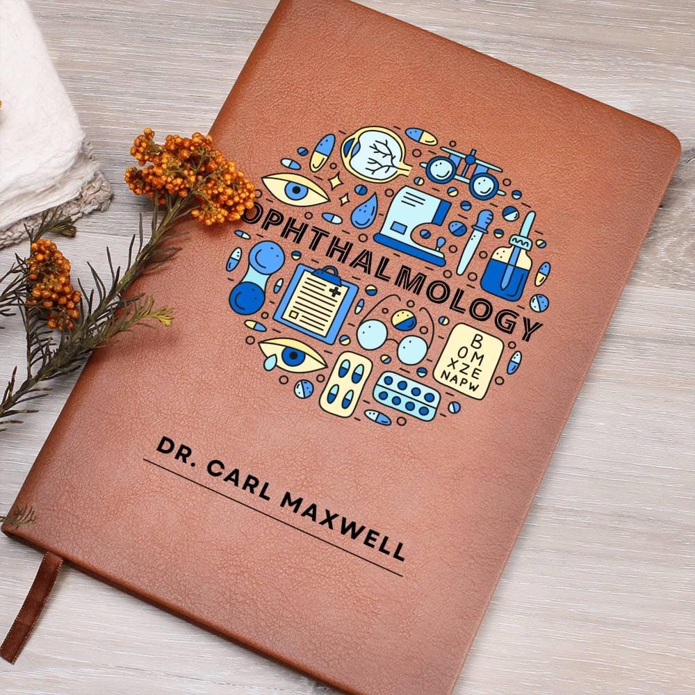 Optometry Personalized Journal – Gift for Eye Doctor – view 8