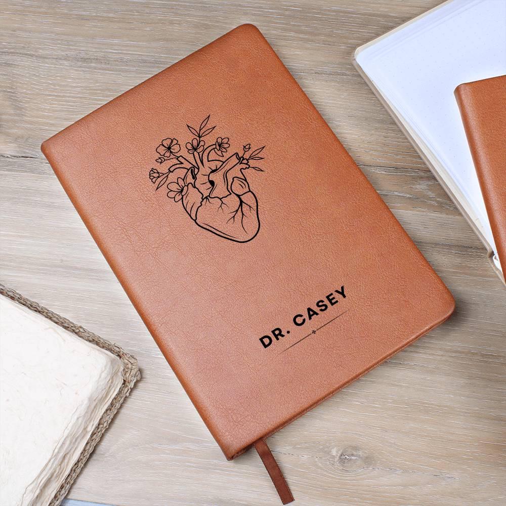 Personalized Anatomical Heart Journal – Gift for Cardiologist – view 9
