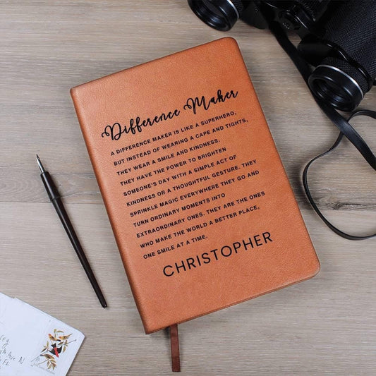 Personalized Journal Difference Maker – Gift for Employee