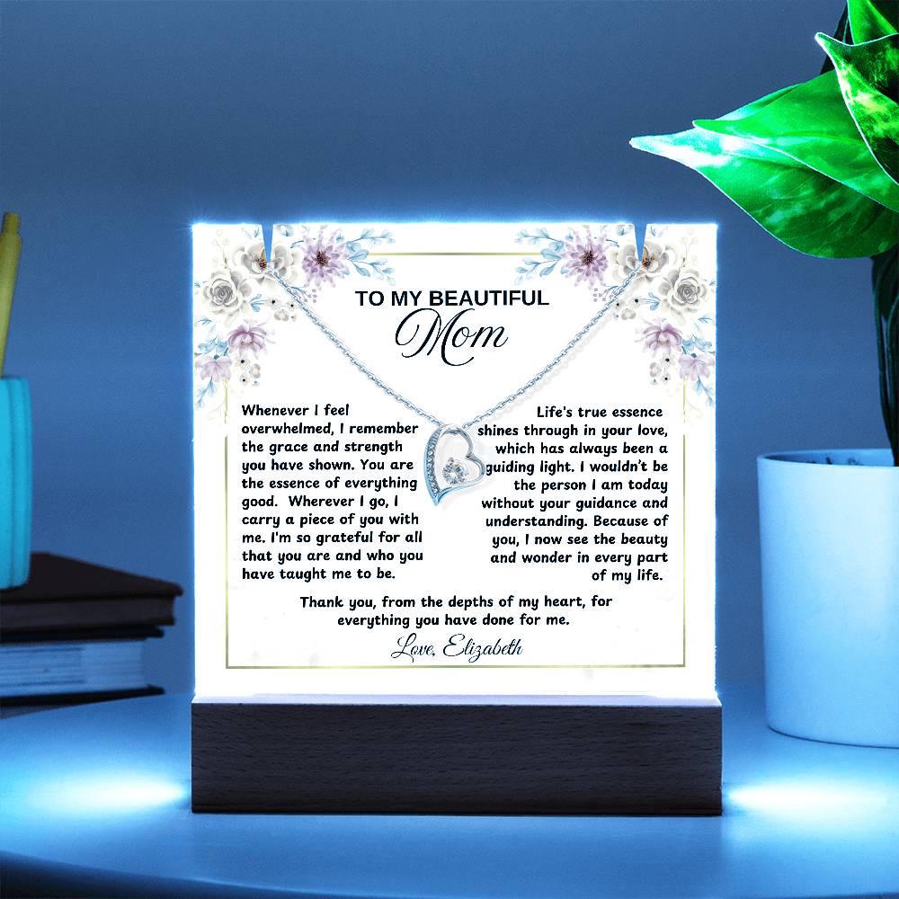Personalized Mom Acrylic Plaque Keepsake Bundle – Mother's Day Gifts – view 6