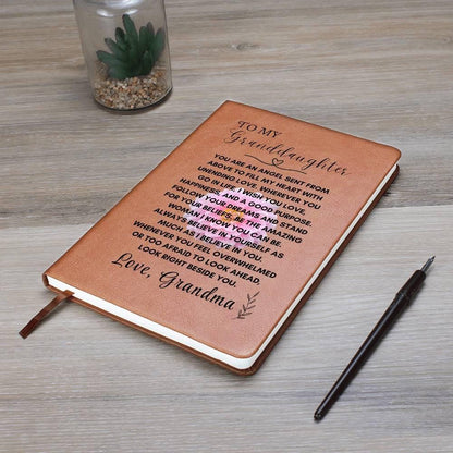 To My Granddaughter Floral Personalized Journal – Birthday Gifts – view 10