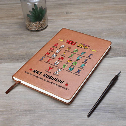 Personalized Teacher appreciation Journal – Gift from Student – view 10