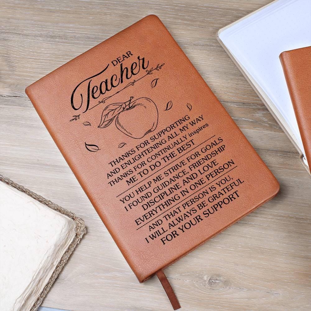 Personalized Teacher appreciation Journal – School Teacher gift – view 9