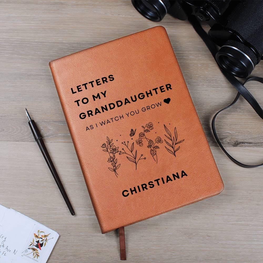 Letters to My Granddaughter Leather Journal – Granddaughter Gifts – view 3