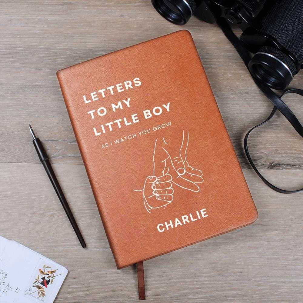Custom Leather Journal Letters to my Little Boy As I watch you grow – view 9