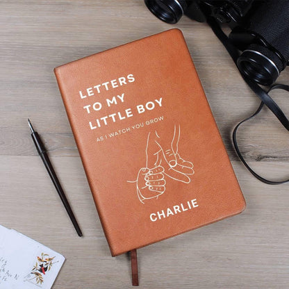 Custom Leather Journal Letters to my Little Boy As I watch you grow – view 9