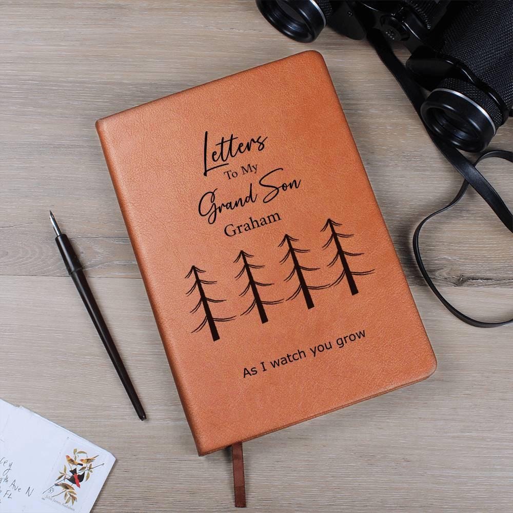 Letters to my Grandson Personalized Keepsake Journal – Grandkids Gifts – view 5