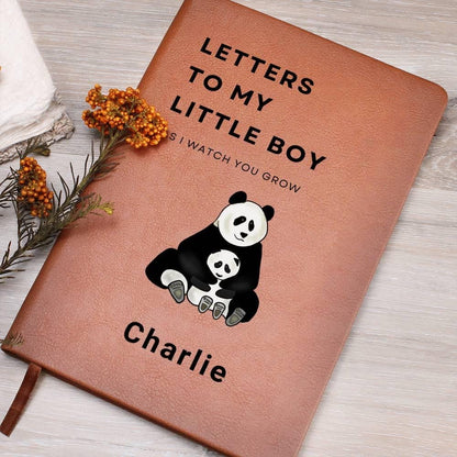 Personalized Letters to my Little Boy Leather Journal – Daughter – view 3