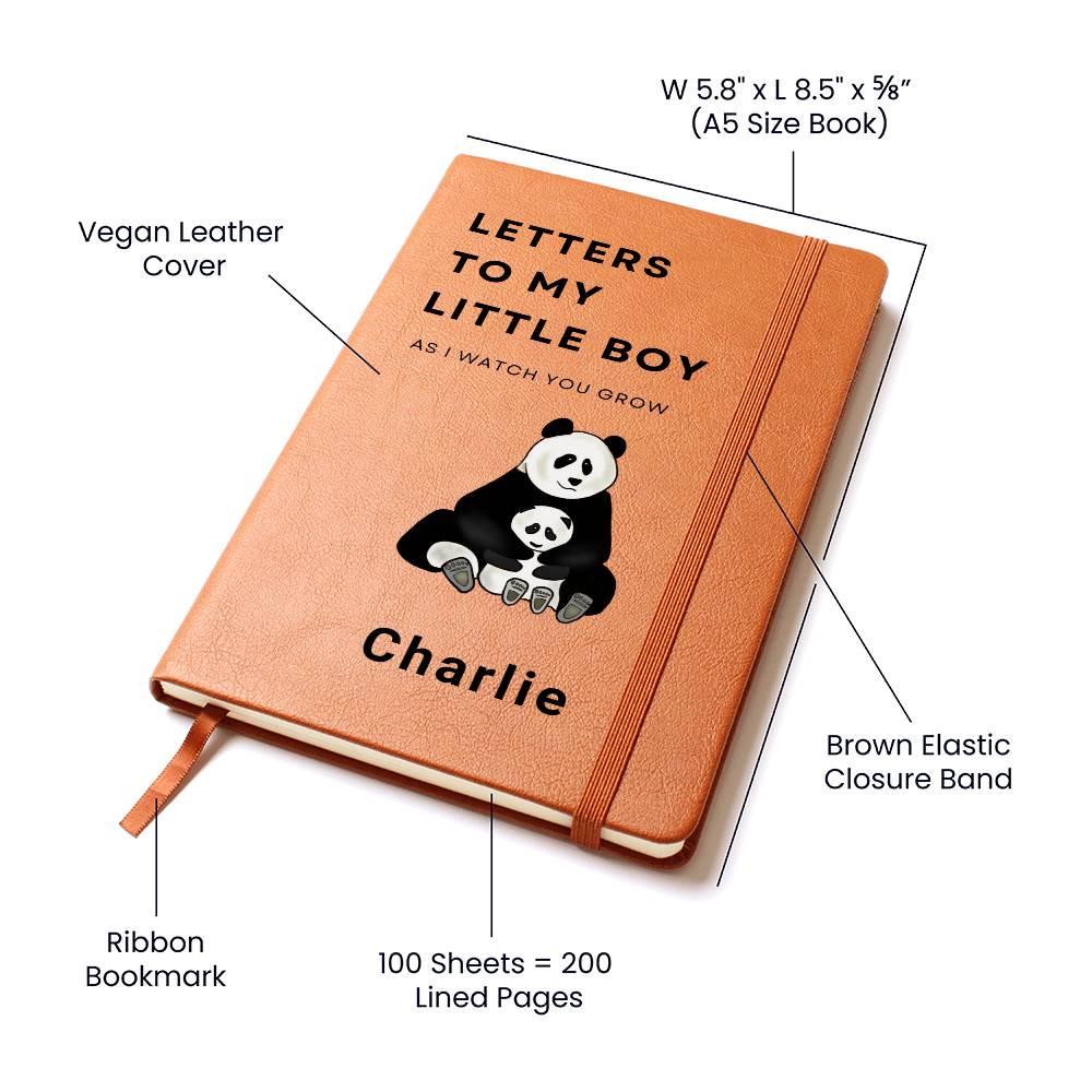 Personalized Letters to my Little Boy Leather Journal – Daughter – view 5