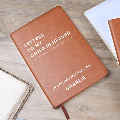 Memorial Grief Journal Letters to my child in Heaven – Infant Loss – view 10