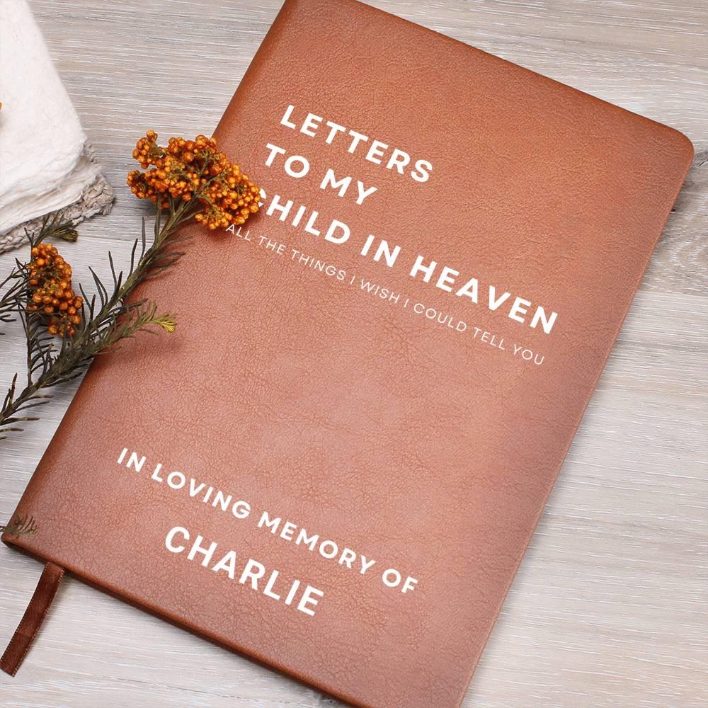 Memorial Grief Journal Letters to my child in Heaven – Infant Loss – view 9
