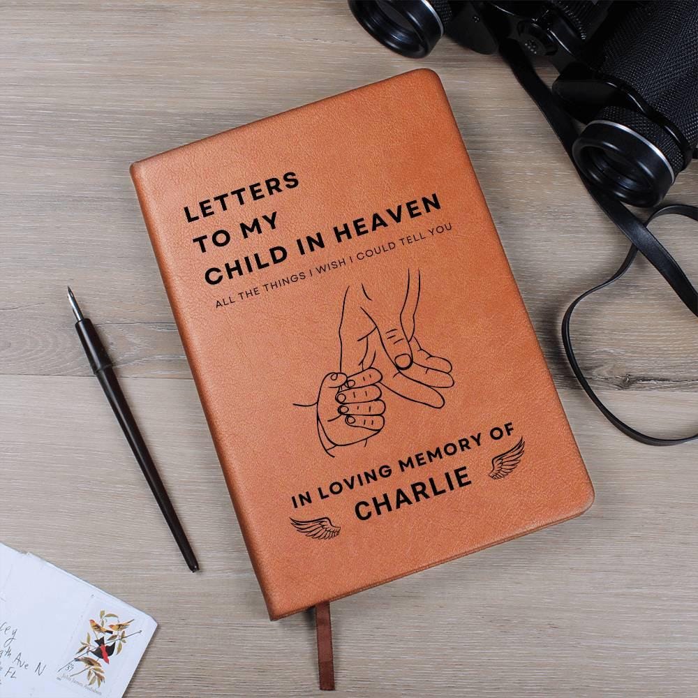 Personalized Grief Journal Letters to my child in Heaven – Infant Loss – view 2