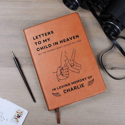 Personalized Grief Journal Letters to my child in Heaven – Infant Loss – view 2