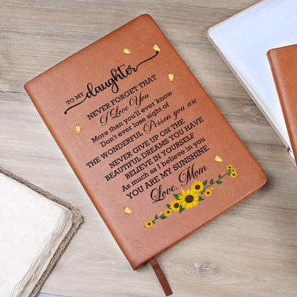 Daughter sunflower Personalized Journal – Gift from mom – view 9