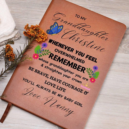 Granddaughter Personalized Journal – Custom Name Journal