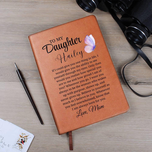 To My Daughter Personalized Journal – Gift for Daughter from Mom – view 2