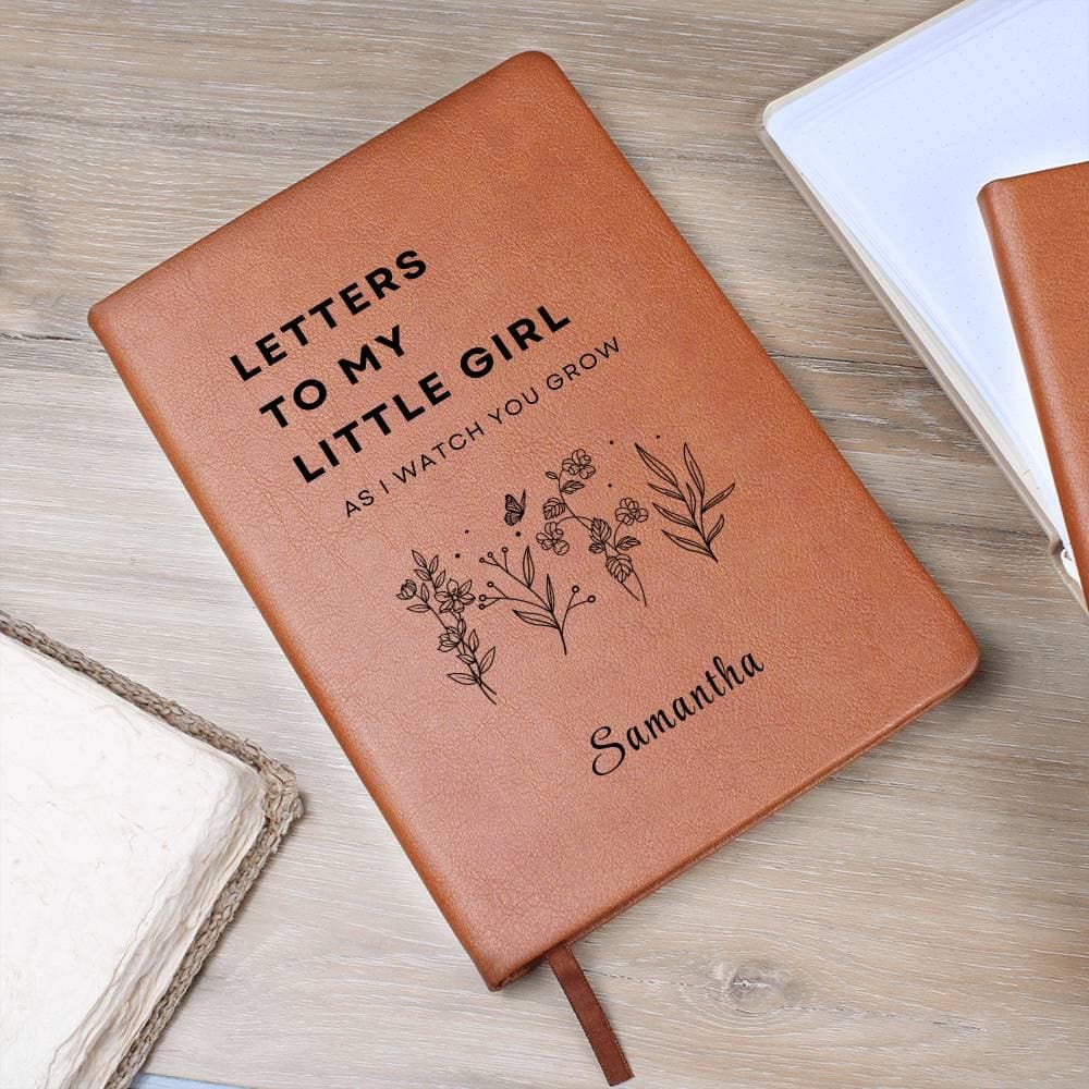 Personalized Letters to my Little Girl As I watch you grow Journal – view 9