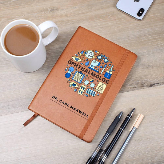 Optometry Personalized Journal – Gift for Eye Doctor – view 2
