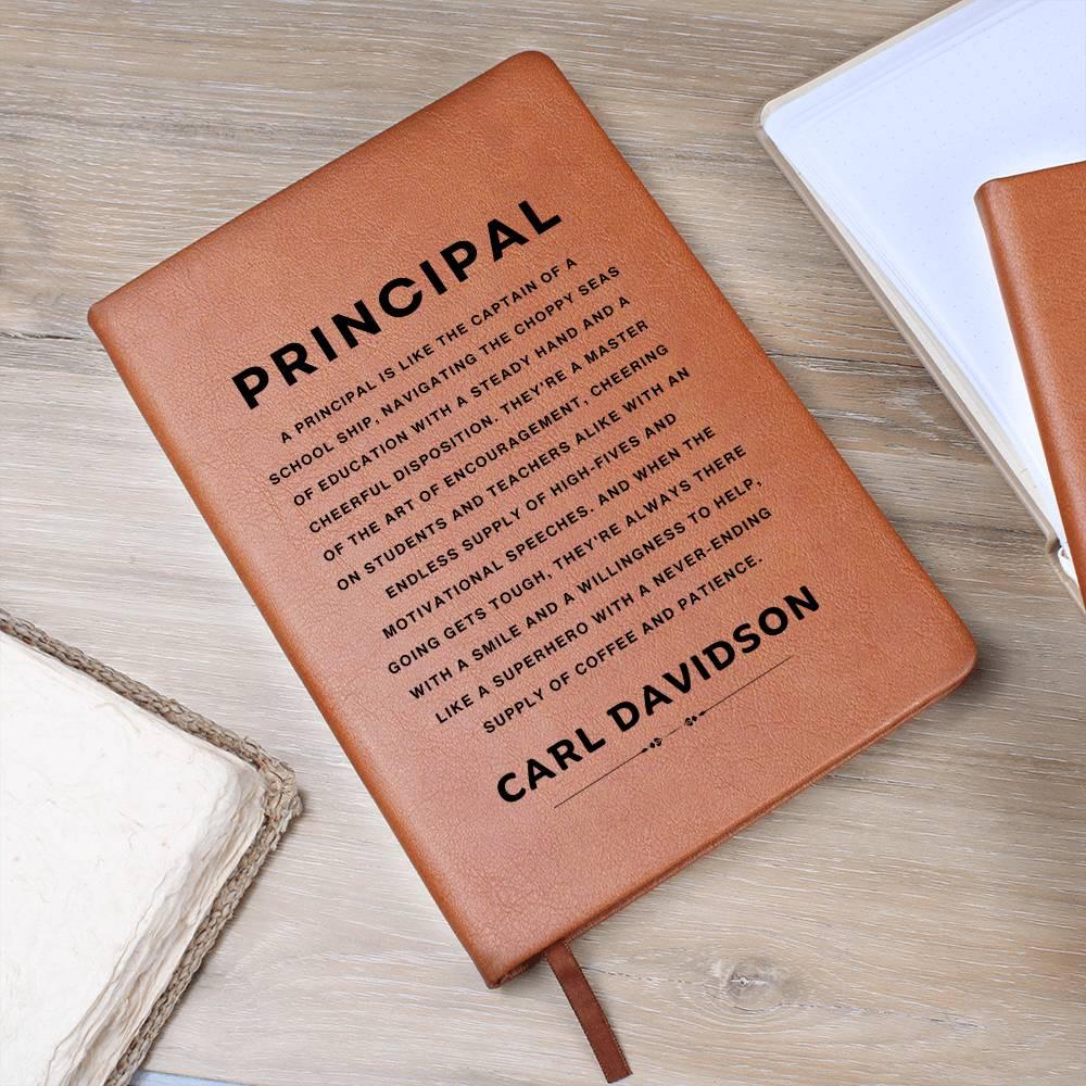 Personalized Journal for Principal Appreciation – Thank You Gift – view 9