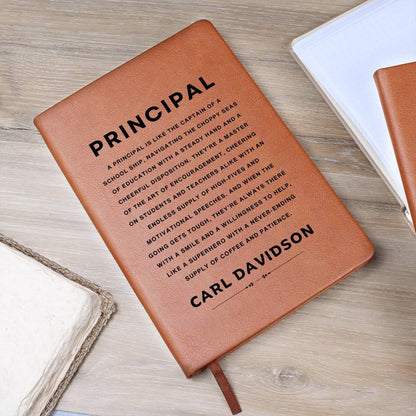 Personalized Journal for Principal Appreciation – Thank You Gift – view 9