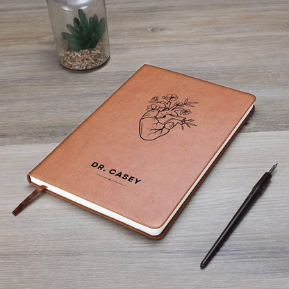 Personalized Anatomical Heart Journal – Gift for Cardiologist – view 10
