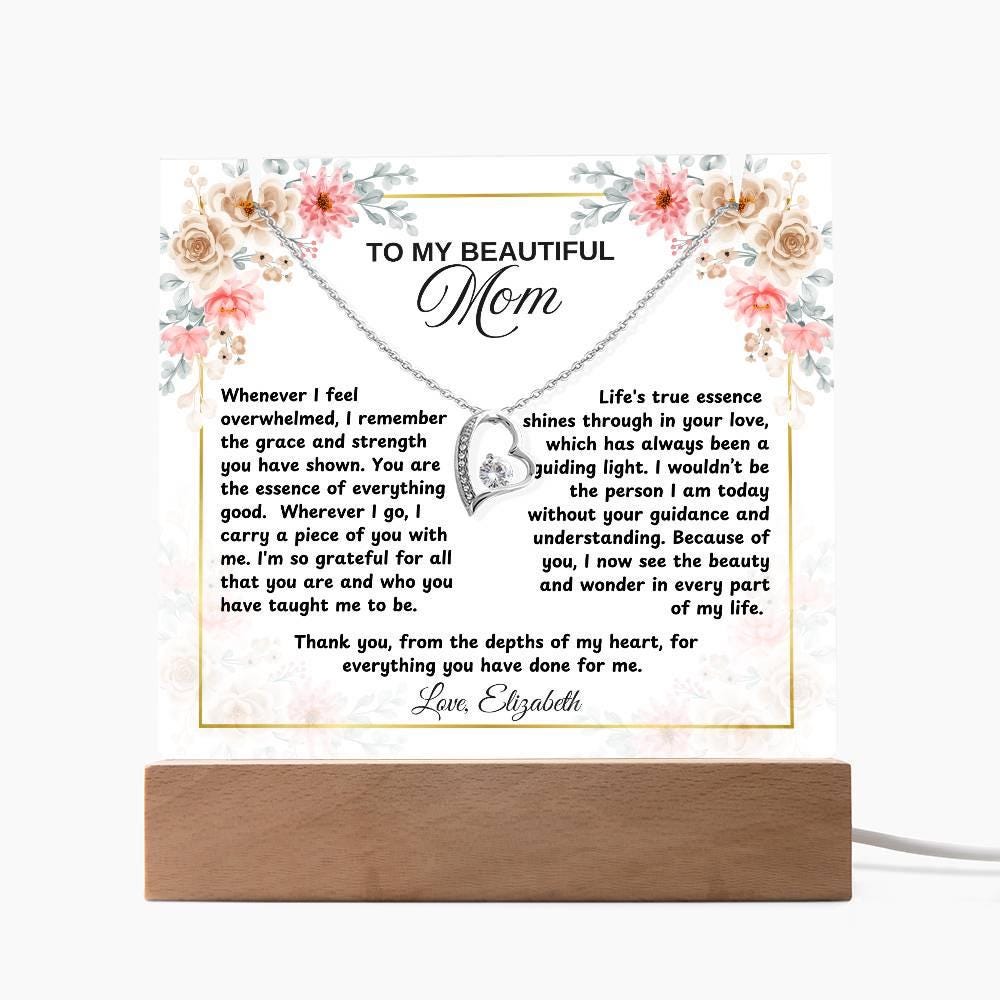 Personalized Mom Acrylic Plaque Keepsake Bundle – Mother's Day Gifts – view 10