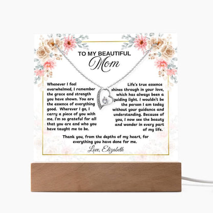 Personalized Mom Acrylic Plaque Keepsake Bundle – Mother's Day Gifts – view 10