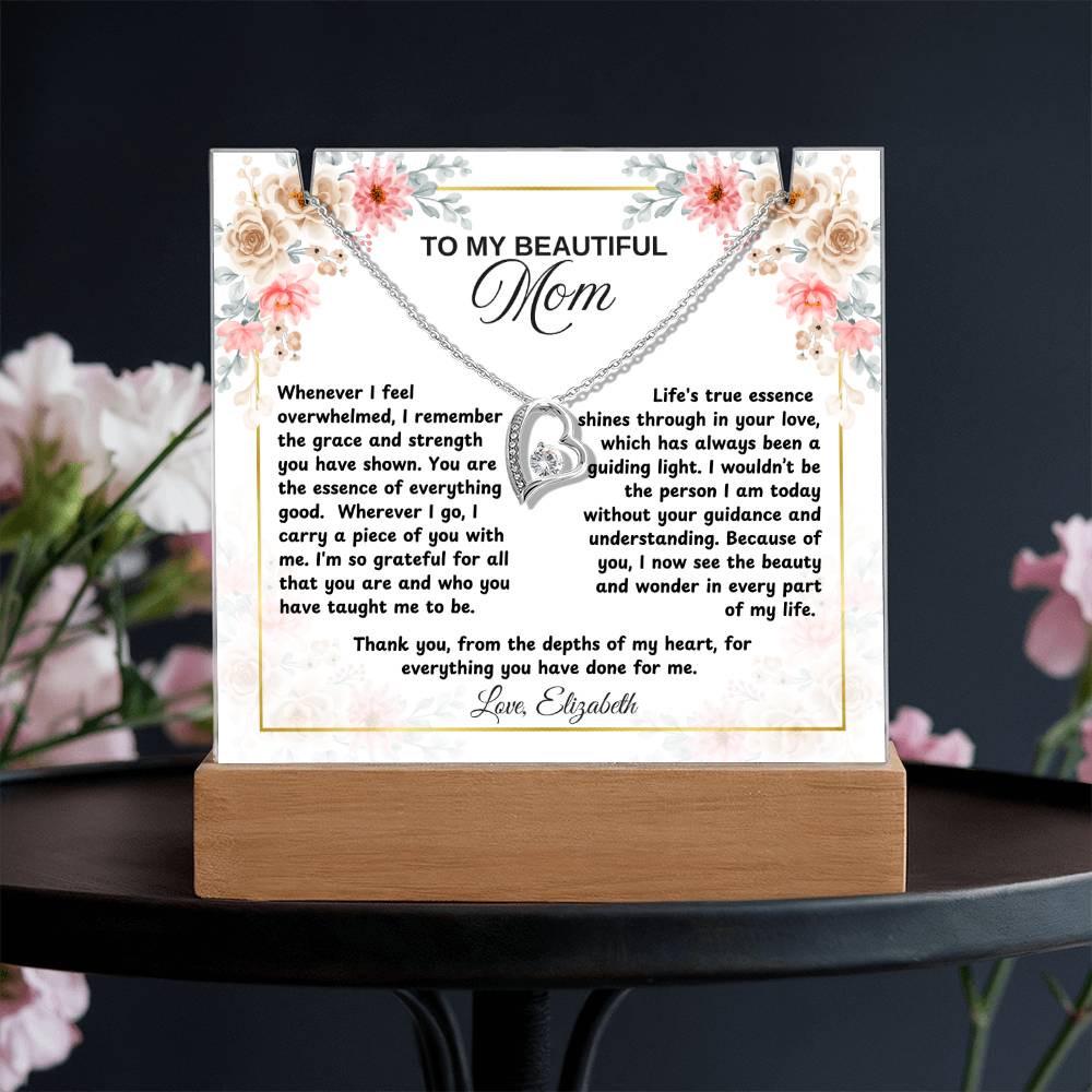 Personalized Mom Acrylic Plaque Keepsake Bundle – Mother's Day Gifts – view 2