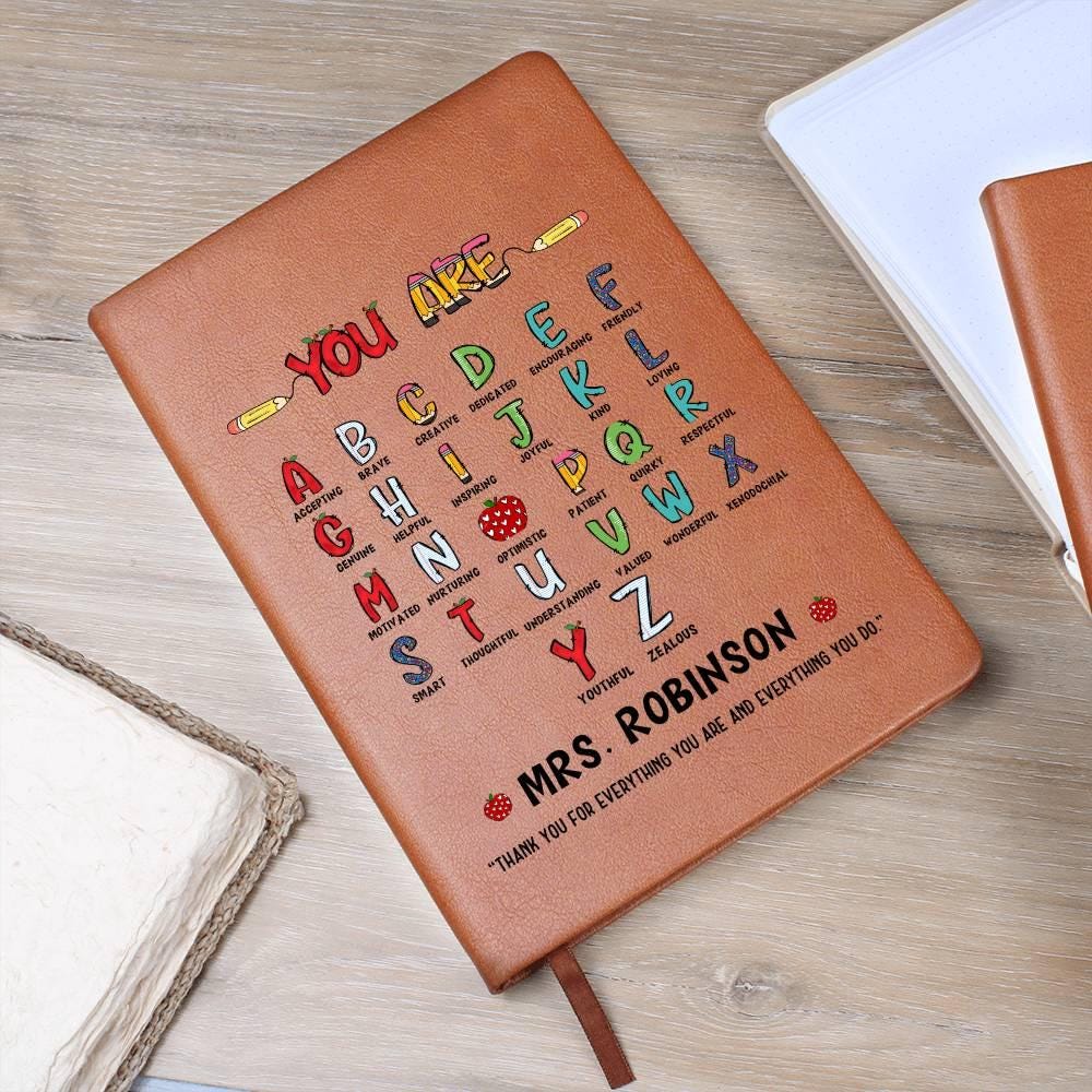 Personalized Teacher appreciation Journal – Gift from Student – view 9