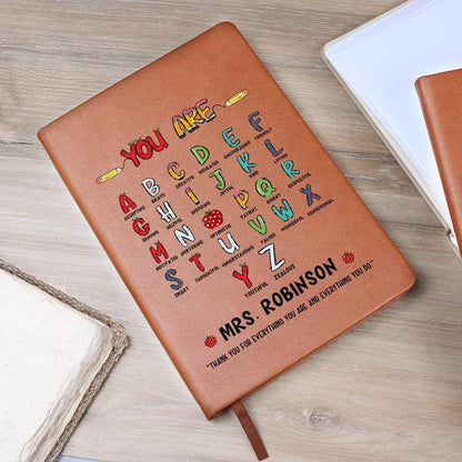 Personalized Teacher appreciation Journal – Gift from Student – view 9