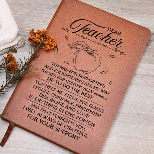 Personalized Teacher appreciation Journal – School Teacher gift