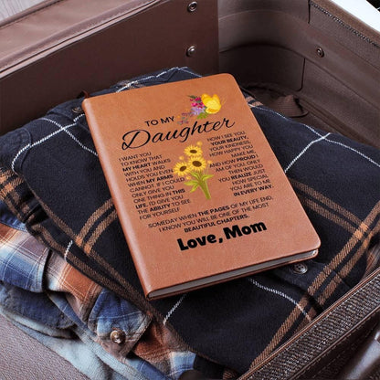 Personalized Daughter Vegan Leather Journal – Unique Gift from Mom – view 8