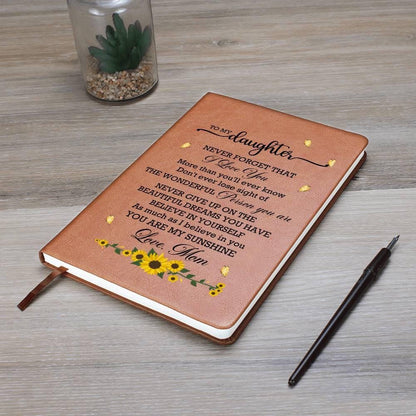 Daughter sunflower Personalized Journal – Gift from mom – view 8