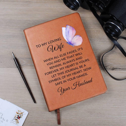 Personalized Wife Journal – Wedding Day Gifts – view 6