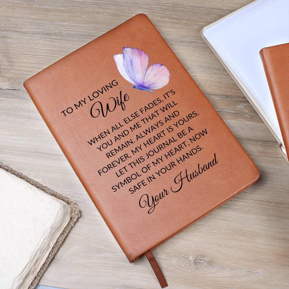 Personalized Wife Journal – Wedding Day Gifts – view 9