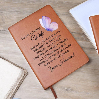 Personalized Wife Journal – Wedding Day Gifts – view 9