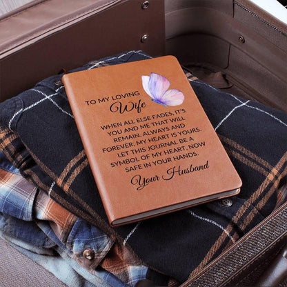 Personalized Wife Journal – Wedding Day Gifts – view 5