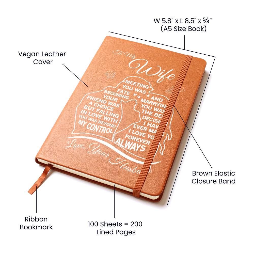 Personalized Wife Journal – Gift for Wife – view 4