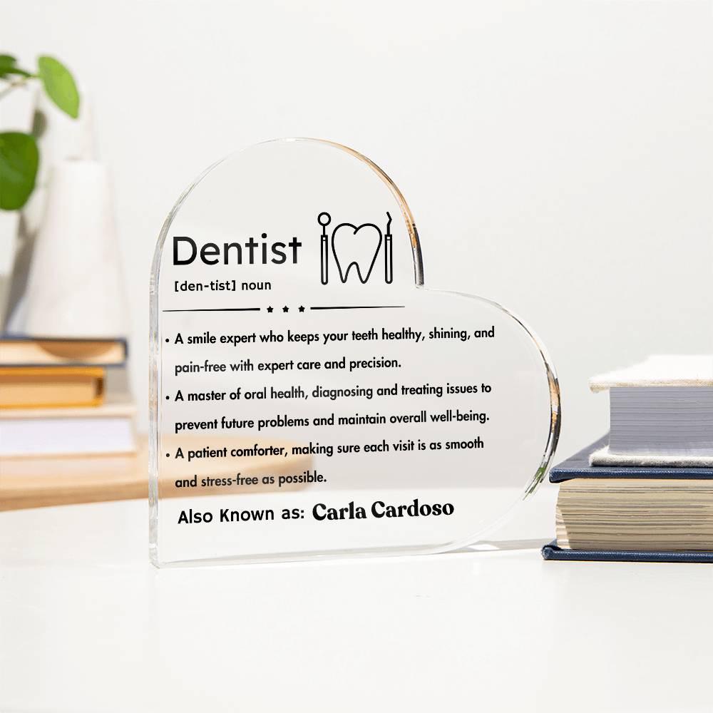 Personalized Dentist Definition Plaque – Gift for Dentist – view 4