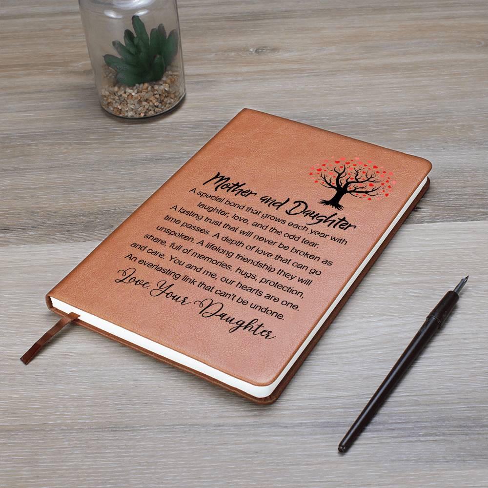 Mother Daughter Personalized Leather Journal – Mothers day gifts – view 9