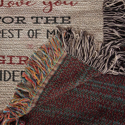 To My Daughter Heirloom Woven Blanket – Daughter Gift from mom – view 3