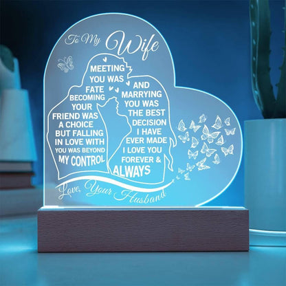 To My Wife Acrylic Plaque - Best Wife Gifts – Gift from Husband – view 8