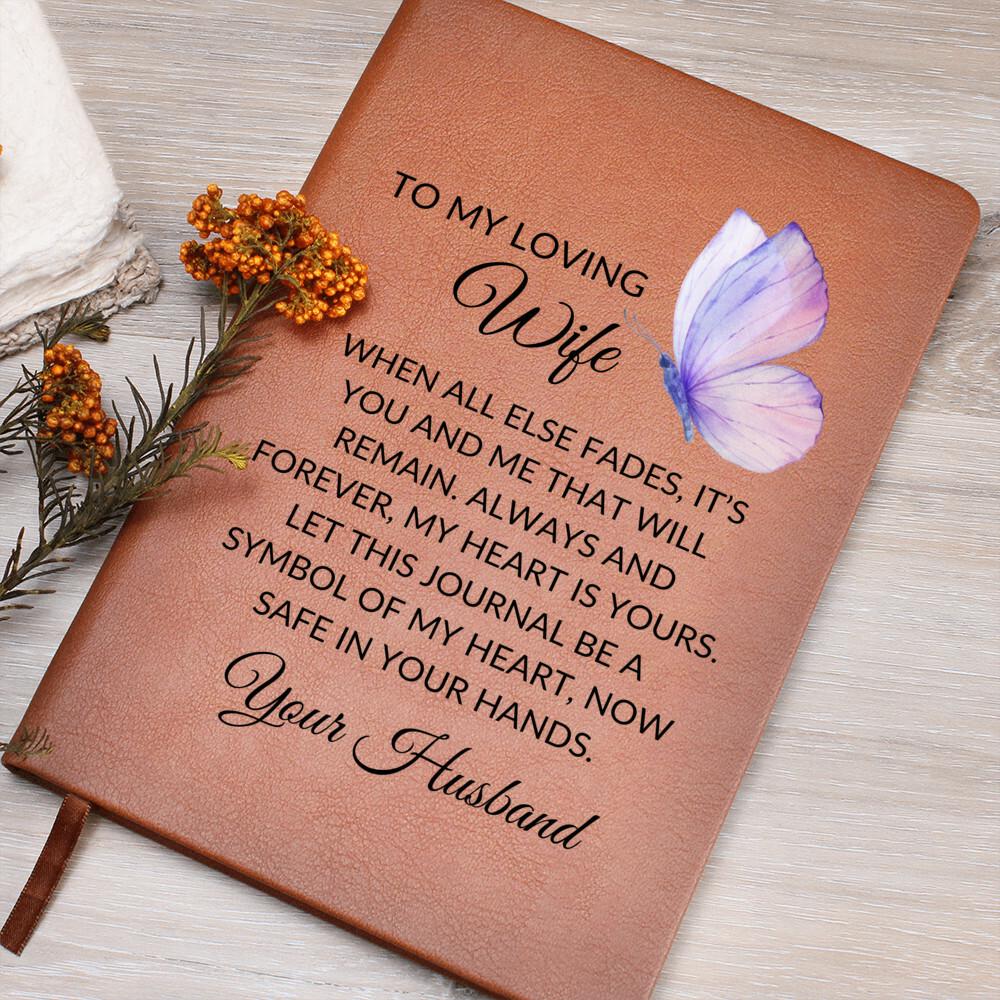 Personalized Wife Journal – Wedding Day Gifts
