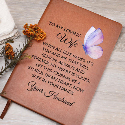 Personalized Wife Journal – Wedding Day Gifts