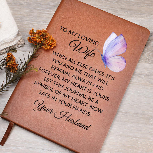 Personalized Wife Journal – Wedding Day Gifts